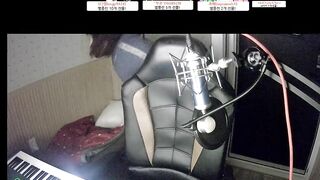 자위하고 자버리는 아프리카 BJ 방송사고