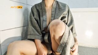 유튜버 평범한 아줌마 유료후 셋째주 샤워기 자위