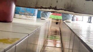 女性カメラマンが和式野外トイレを隠し撮り —— 画面いっぱいの排泄物（下痢編 #33） toilet 2 06